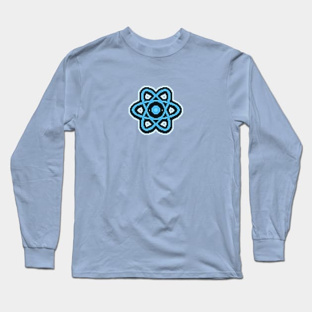 React PixelArt Long Sleeve T-Shirt by astrellonart